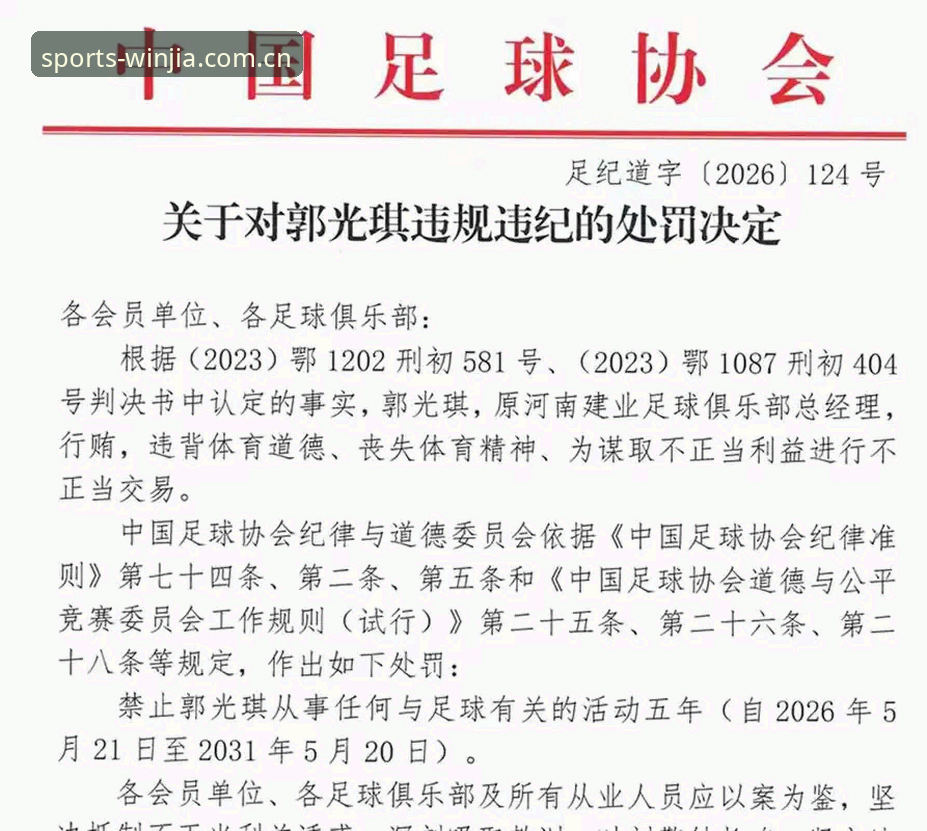 盈嘉体育最新版本 中国足协第三批禁足名单深度评测——65人涉案背后的行业生态重构